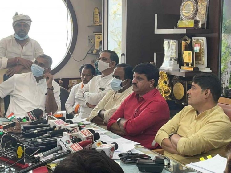 बीजेपी के विरोध प्रदर्शन पर कांग्रेस ने किया पलटवार, अपने अस्तित्व को बचाने के लिये बीजेपी कर रही है घेराव