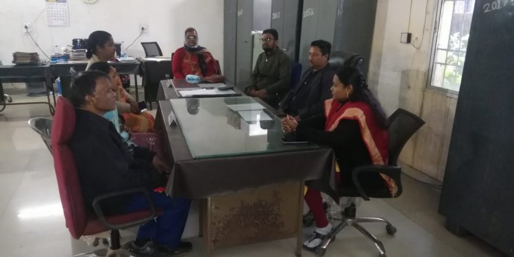 स्काउट के नवनियुक्त पदाधिकारियों ने किया पदभार ग्रहण आयुक्त ने भारत स्काउट एवं गाइड के नियमों के अनुसार कार्य करने को कहा