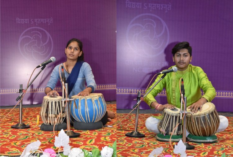 राष्ट्रीय कला उत्सव में छत्तीसगढ़ के जयंत व साधना ने दी ऑनलाइन प्रस्तुति राज्य स्तर पर 18 छात्र-छात्राओं का चयन