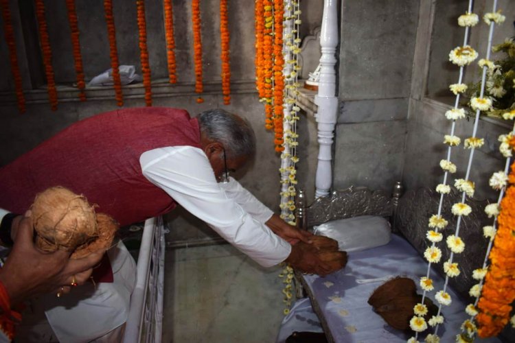 गिरौदपुरी मेला में शामिल हुए मुख्यमंत्री भूपेश बघेल