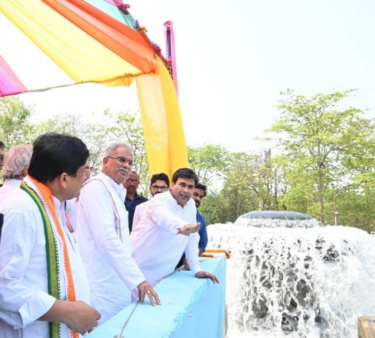 मुख्यमंत्री भूपेश बघेल ने दुर्ग शहर को दी 140 करोड़ रूपए की लागत वाली अमृत मिशन योजना की सौगात