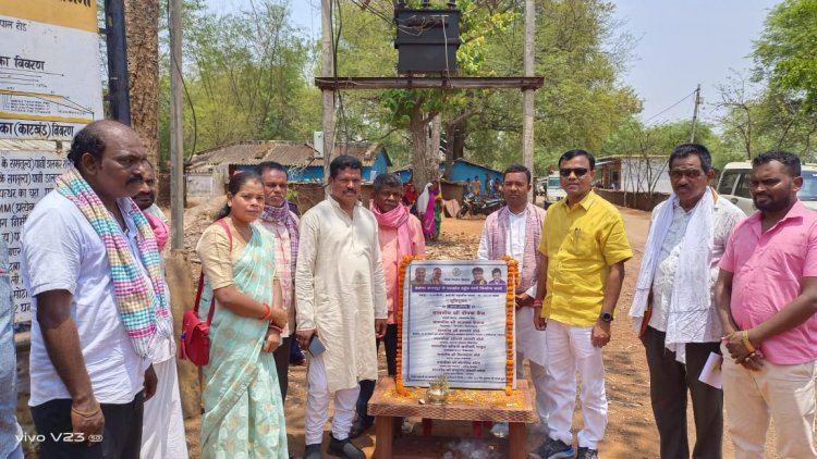 साँसद,विधायक ने किया करोड़ों की लागत से बनने वाले मटकोट सड़क निर्माण का भूमिपूजन..