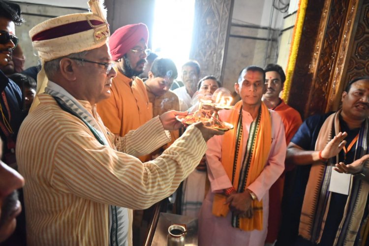 मुख्यमंत्री भूपेश ने भगवान जगन्नाथ के किए दर्शन, अच्छी बारिश होने की कामना की