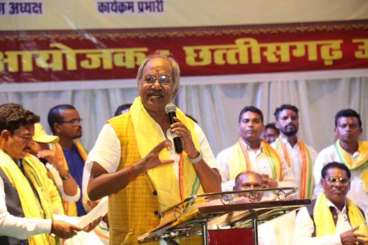 नुआखाई की बधाई देते हुए बृजमोहन अग्रवाल ने बहरी सरकार को उखाड़ फेंकने का किया आह्वान