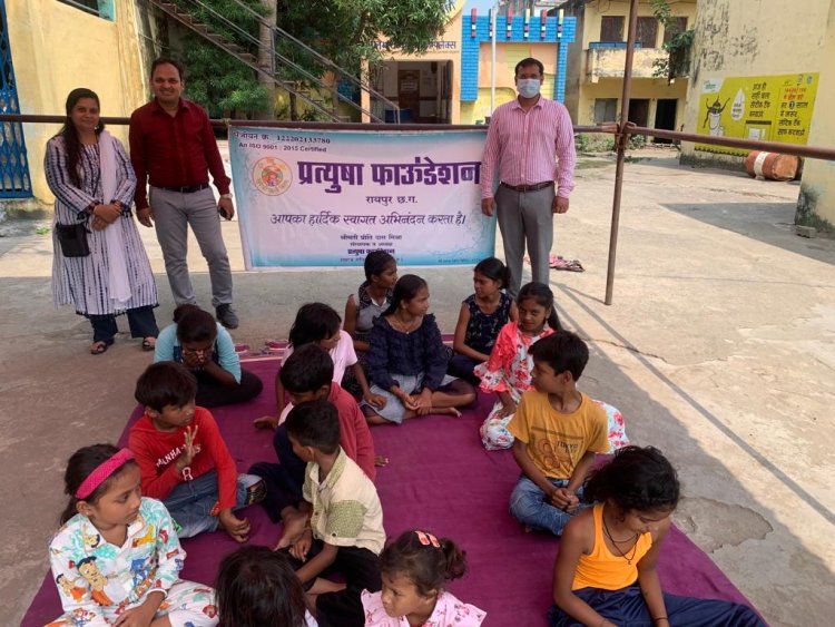 प्रत्युषा फाउंडेशन के द्वारा राष्ट्रपिता महात्मा गांधी एवम पं.लालबहादुर शास्त्री जी की जयंती मनाई गई