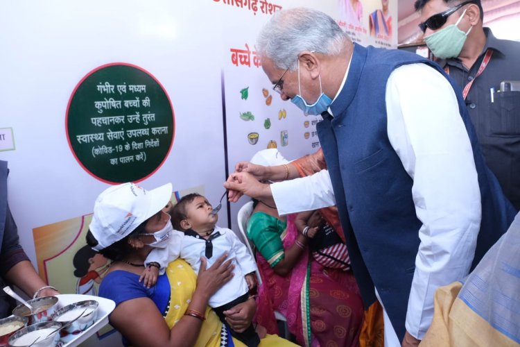 वजन त्यौहार 2022 के आंकड़े जारी: एक वर्ष में कुपोषण की दर में 2.1 प्रतिशत की आई कमी