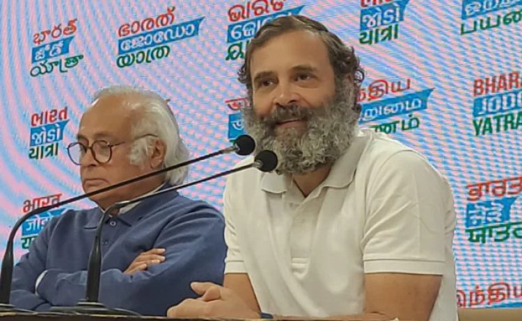 'भारत जोड़ो' यात्रा पर राहुल गांधी "BJP-RSS के हमलों से मिलता है फायदा, विपक्ष के नेता हमारे साथ खड़े हैं"