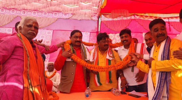 सोकोडीपा में संसदीय सचिव यू. डी. मिंज ने किया महाकुल सामाजिक भवन का भूमि पूजन मुख्यमंत्री भूपेश बघेल के आशीर्वाद से सभी समाज के लिए सामाजिक भवन की हुई स्वीकृति:-यू. डी. मिंज