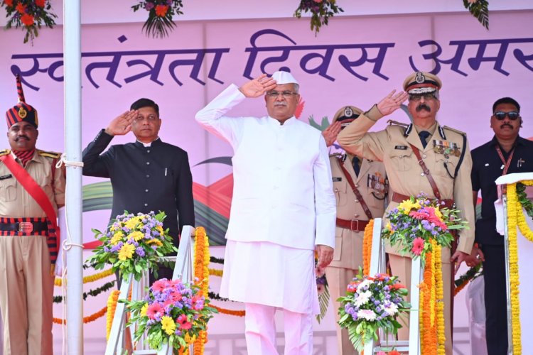 आजादी की लड़ाई से न्याय और लोकतंत्र का अमृत निकला : मुख्यमंत्री भूपेश बघेल