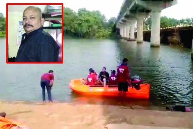 स्कूटी खड़ी कर ब्रिज से शिवनाथ नदी में कूदकर युवक ने दी जान, गाड़ी के नंबर से हुई पहचान