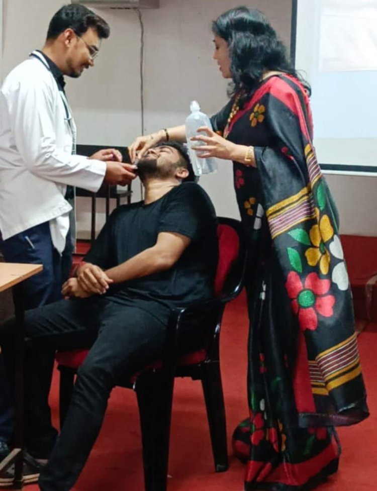 चिकित्सा महाविद्यालय ; चंदूलाल चंद्राकार स्मृति शासकीय महाविद्यालय एवं अस्पताल में नेत्र-रोग विभाग ने चिकित्सा कार्यशाला का आयोजन
