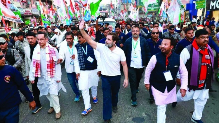 असम में ‘भारत जोड़ो न्याय यात्रा’ के मुख्य आयोजक पर अपराध दर्ज,दूसरे मार्ग से जाने पर मची भगदड़