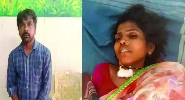 कपड़े नहीं धोने पर पत्नी के गले में घुसा दिया कैची, मौत