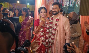 डॉ विजय रक्षित सर के द्वितीय पुत्र चि सौरभ रक्षित का विवाह आसनसोल,प बंगाल में सम्पन्न