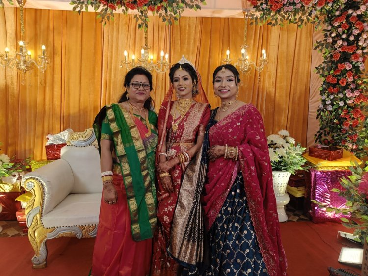 डॉ विजय रक्षित सर के द्वितीय पुत्र चि सौरभ रक्षित का विवाह आसनसोल,प बंगाल में सम्पन्न